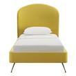 adjustable king bed frame with headboard Tov Furniture Beds Gold