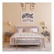 high rise twin bed Tov Furniture Beds Blush