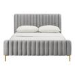 contemporary bedroom sets queen Tov Furniture Beds Grey