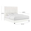 metal twin bed Tov Furniture Beds White