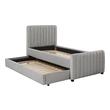 bed frame for queen bed Tov Furniture Beds Grey