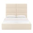 king single floor bed Tov Furniture Beds Cream