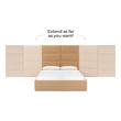 twin size bed and mattress set Tov Furniture Beds Honey