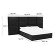 queen x king size Tov Furniture Beds Black