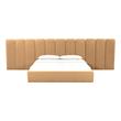 low bed frame double Tov Furniture Beds Honey