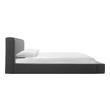 full size bed frame with headboard with storage Tov Furniture Black