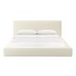 queen bed frame with storage and headboard Tov Furniture Beds Cream