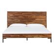 flat bed frame queen Tov Furniture Beds Beds Brown