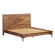 flat bed frame queen Tov Furniture Beds Beds Brown