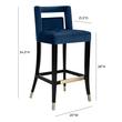 4 counter stools Tov Furniture Stools Navy