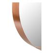 oval long wall mirror Tov Furniture Mirrors Copper