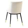 upholstered dining chairs with arms set of 2 Tov Furniture Dining Chairs Cream