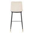 gold and black counter stools Tov Furniture Stools Bar Chairs and Stools Cream