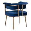 white and grey chairs Tov Furniture Dining Chairs Navy