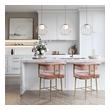 wood stools for kitchen island Tov Furniture Stools Bar Chairs and Stools Blush