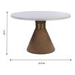 c style end table Tov Furniture Dining Tables White