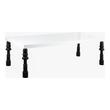 black dining table set for 4 Tov Furniture Dining Tables White