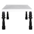 black dining table set for 4 Tov Furniture Dining Tables White