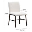 velvet fabric dining chairs Tov Furniture Dining Chairs Flax