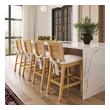white and chrome bar stools Tov Furniture Stools Natural