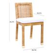 long dining room chair covers Tov Furniture Dining Chairs Natural