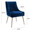 tanning chairs Tov Furniture Dining Chairs Navy