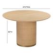 small counter height dining set Tov Furniture Dining Tables Natural