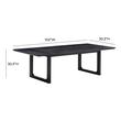apartment dining room table Tov Furniture Dining Tables Black