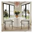 farmhouse table and chairs set Tov Furniture Dining Chairs Cream