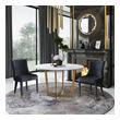 dining set with bench Tov Furniture Dining Chairs Grey