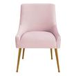 blue accent swivel chair Tov Furniture Dining Chairs Chairs Blush