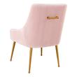 blue accent swivel chair Tov Furniture Dining Chairs Chairs Blush