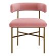 chair with arm table Tov Furniture Dining Chairs Chairs Blush