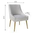 best chaise lounge covers Tov Furniture Dining Chairs Chairs Light Grey