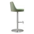 black leather accent chair with ottoman Tov Furniture Stools Sea Foam Green
