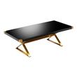 small extendable dining table Tov Furniture Dining Tables Black