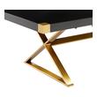 small extendable dining table Tov Furniture Dining Tables Black