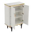 white dining room cabinet Tov Furniture Buffets Cream