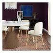 small grey dining table and chairs Tov Furniture Dining Chairs Cream