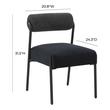 gray dining room table and chairs Tov Furniture Dining Chairs Black