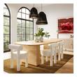 comfortable dining table set Tov Furniture Dining Chairs Cream