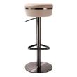 charcoal gray chair Tov Furniture Stools Cafe Au Lait