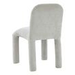 dining chairs dark wood legs Tov Furniture Dining Chairs Light Grey