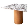 white and black dining table set Tov Furniture Dining Tables Natural Ash,White Marble
