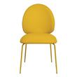 decorative armchair Tov Furniture Dining Chairs Yellow