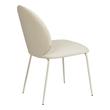 tan leather occasional chair Tov Furniture Dining Chairs Cream