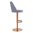 velvet orange accent chair Tov Furniture Stools Blue