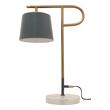 lamp table with drawer Tov Furniture Table Lamps Antique Brass,Ocean Grey
