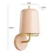 wall lights for family room Tov Furniture Sconces Blush,Gold