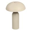 metal tray side table Tov Furniture Table Lamps Cream